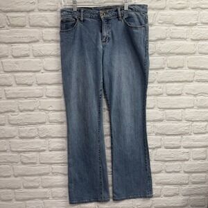 Lauren Ralph Lauren Premium Contemporary Bootcut Blue Jeans Size 8 Medium Wash